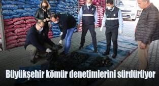 Büyükşehir kömür denetimlerini sürdürüyor
