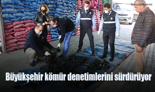 Büyükşehir kömür denetimlerini sürdürüyor