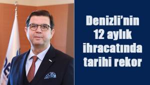 Denizli’nin 12 aylık ihracatında tarihi rekor