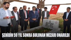 Denizlili şehidin 59 yıl sonra sınırda bulunan mezarı onarıldı