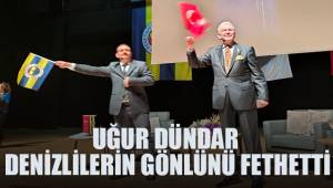 Fenerbahçe Gönüllüleri Derneği'nin paneline katılan Uğur Dündar Denizlilerin gönlünü fethetti
