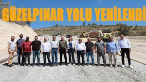 Güzelpınar yolu yenilendi