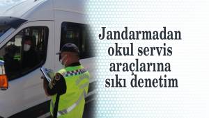 Jandarmadan okul servis araçlarına sıkı denetim