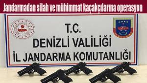 Jandarmadan silah ve mühimmat kaçakçılarına operasyon