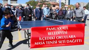 Pamukkale Belediyesinden okullara malzeme desteği