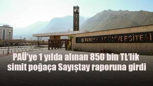 PAÜ’ye 1 yılda alınan 850 bin TL’lik simit poğaça Sayıştay raporuna girdi