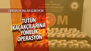 Tütün kaçakçılarına yönelik 3 ayrı operasyon: 3 gözaltı