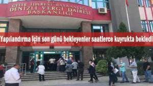 Yapılandırma için son güne kalanlar saatlerce sıra bekledi