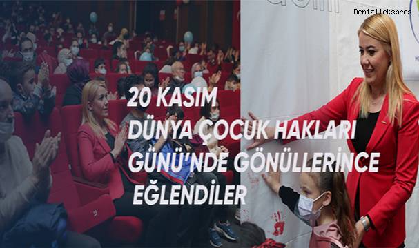 20 KASIM DÜNYA ÇOCUK HAKLARI GÜNÜ’NDE GÖNÜLLERİNCE EĞLENDİLER