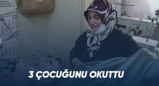 3 Çocuğunu Okuttu