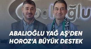 Abalıoğlu Yağ AŞ’den Horoz’a büyük destek.