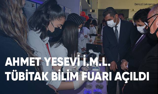 Ahmet Yesevi İmam Hatip Lisesi Tübitak Bilim Fuarı Açıldı