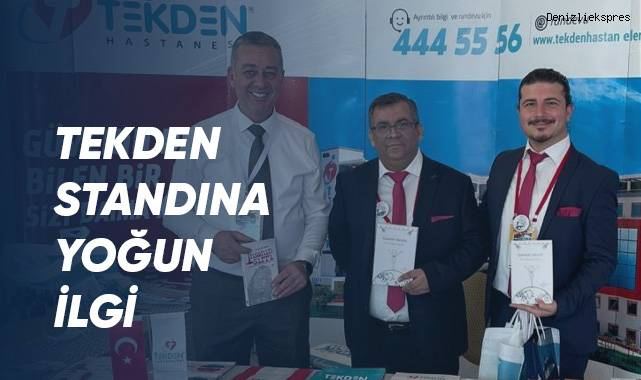 Aile Hekimliği Kongresi'nde Tekden Hastanesi standına yoğun ilgi