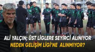 Ali Yalçın; Üst liglerde seyirci alınıyor Gelişim Ligi'nde neden alınmıyor?