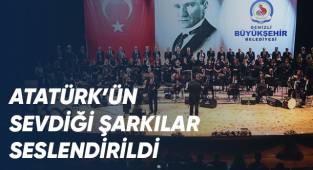 Atatürk, sevdiği şarkılarla anıldı
