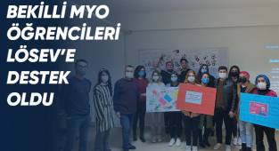 Bekilli MYO Öğrencileri LÖSEV’e Destek Oldu