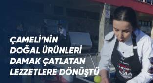 Çameli’nin doğal ürünleri damak çatlatan lezzetlere dönüştü