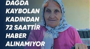 Dağda kaybolan kadından 72 saattir haber alınamıyor