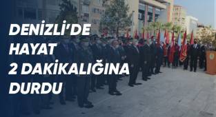 Denizli’de hayat 2 dakikalığına durdu