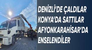 Denizli'den çaldıkları kamyonu Afyonkarahisar'da satarken yakalandılar