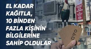 El kadar kağıtla, 10 binden fazla kişinin bilgilerine sahip oldular