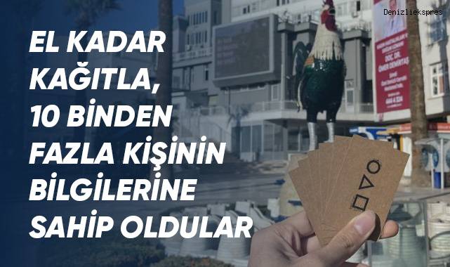 El kadar kağıtla, 10 binden fazla kişinin bilgilerine sahip oldular