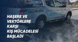 Haşere ve vektörlere karşı kış mücadelesi başladı