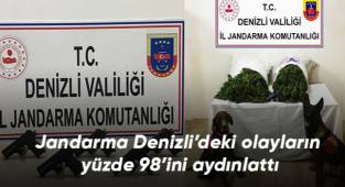 Jandarma olayların yüzde 98’ini aydınlattı