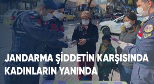 Jandarma şiddetin karşısında, kadınların yanında