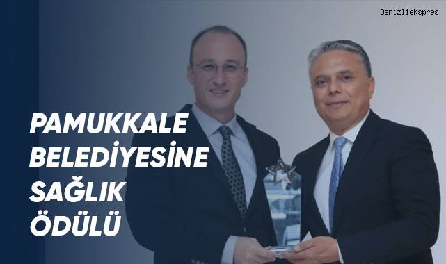 Karasinekle mücadeleye çevreci yaklaşan Pamukkale Belediyesine ödül geldi