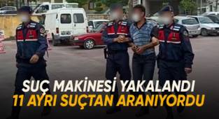 Kesinleşmiş hapis cezası ile aranan suç makinesi yakalandı