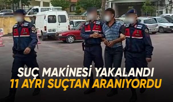 Kesinleşmiş hapis cezası ile aranan suç makinesi yakalandı