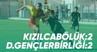 Kızılcabölükspor: 2 - Darıca Gençlerbirliği: 2