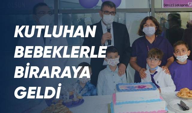 Kutluhan prematüre bebekler ile bir araya geldi