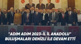 MHP'nin 'Adım Adım 2023-İl İl Anadolu' buluşmaları Denizli'yle devam etti