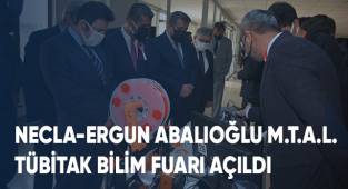 Necla-Ergun Abalıoğlu M.T.A.L.Tübitak Bilim Fuarı Açıldı