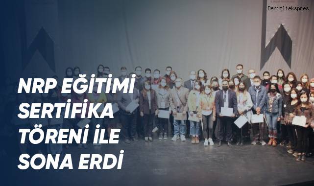 NRP eğitimi sertifika töreni ile sona erdi