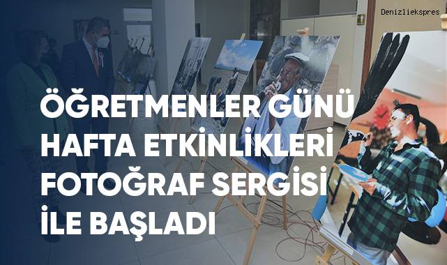 ÖĞRETMENLER GÜNÜ HAFTA ETKİNLİKLERİ FOTOĞRAF SERGİSİ İLE BAŞLADI