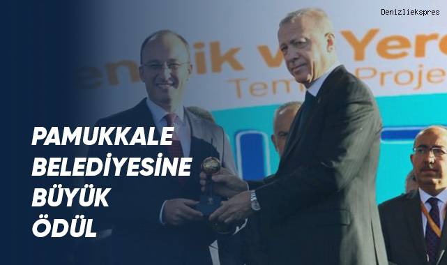 Pamukkale Belediyesine Büyük Ödül