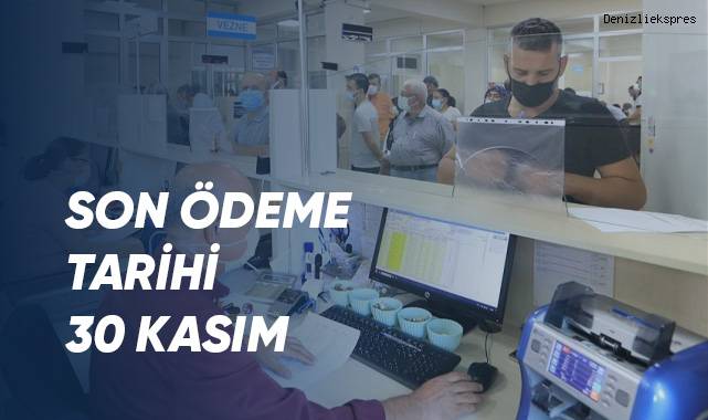 Pamukkale’de vergi ödemelerinde son gün 30 Kasım