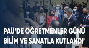 PAÜ’de 24 Kasım Öğretmenler Günü Bilim ve Sanatla Kutlandı
