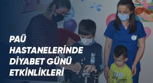 PAÜ hastanelerinde diyabet günü etkinlikleri