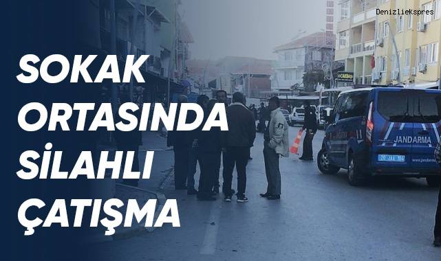 Sokak ortasında silahlı çatışma; 2 yaralı