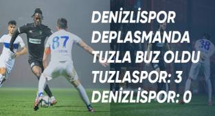 Spor Toto 1. Lig: Tuzlaspor: 3 - Denizlispor: 0
