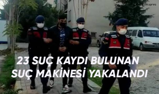 Suç makinesi yakayı ele verdi