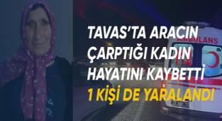 Tavas'ta kaza 1 ölü, 1 yaralı
