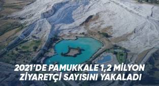 2021’de Pamukkale 1,2 milyon ziyaretçi sayısını yakaladı