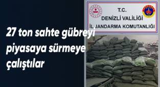 27 ton sahte gübreyi piyasaya sürmeye çalıştılar