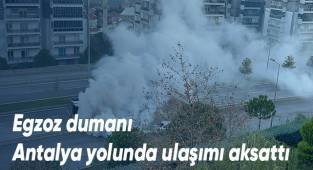 Alev aldığı sanılan araç için ekipler seferber oldu