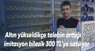 Altın fiyatları artınca vatandaş imitasyona yöneldi